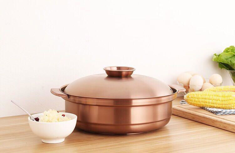 kitchen casserole stainless steel double-flavor hot broth fire pot 4