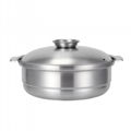 stainless steel kitchen storage soup casserole cookware chinese fire pots  9
