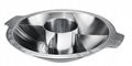 extremely thickness & durable stainless steel casserole containers cookware made in China