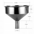 s/s tapered type funnel Hardware Accessories hopper for household kitchen ware