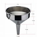 s/s Hardware hopper tapered type funnel household kitchen ware from China 3