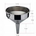 s/s Hardware hopper tapered type funnel household kitchen ware from China 4