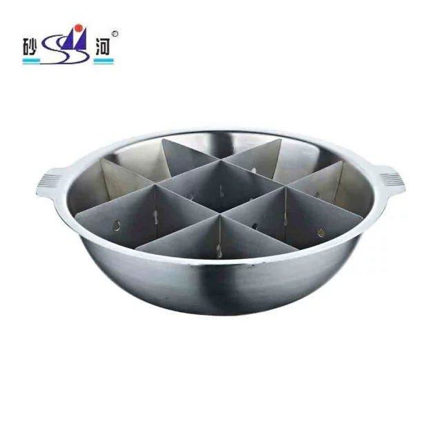 stainless steel hot pot sudoku cook ware factory direct made in China 3