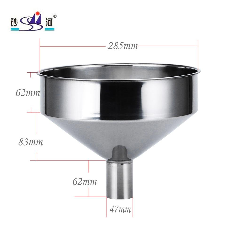 Hardware Articles  28cm Funnel Stainless steel Bean Grinder Machinery Hopper 4