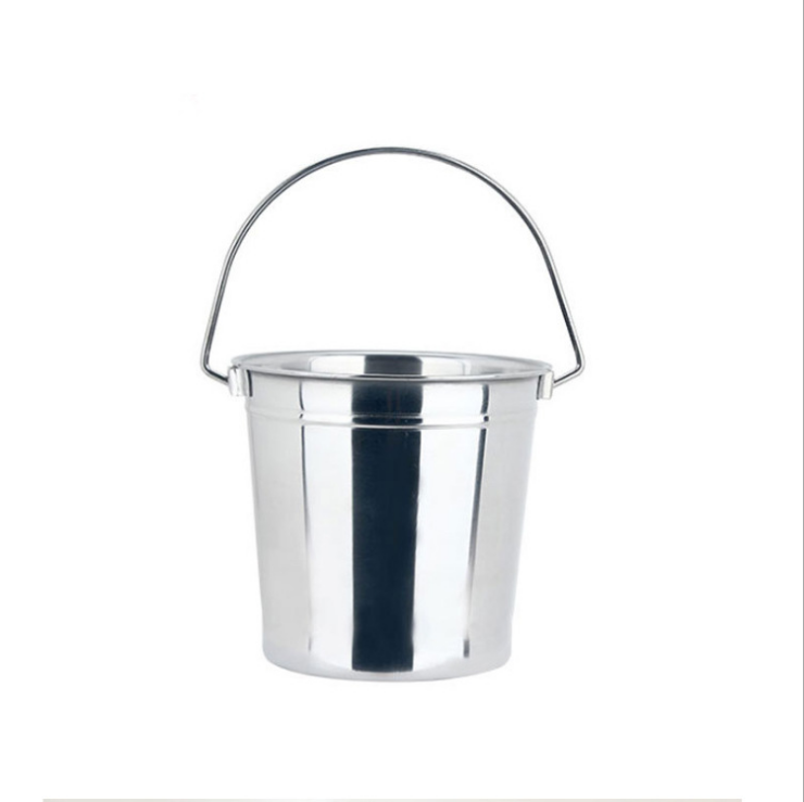 stainless steel metal french fries pails for western restaurant,made in China 2