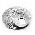 s/s tableware trays hammer point round plates for hotel restaurant from china 2