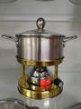 不鏽鋼卡式爐清湯火鍋套裝鴛鴦鍋牛奶鍋湯鍋