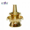 Quality thickened copper steamboat hot pot with charcoal stove 4