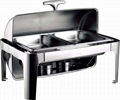 Catering Equipments Rectangular Stainless Steel Buffet Stove Chafing dishes 2