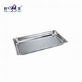 Stainless steel bakery display case food trays wholsesales