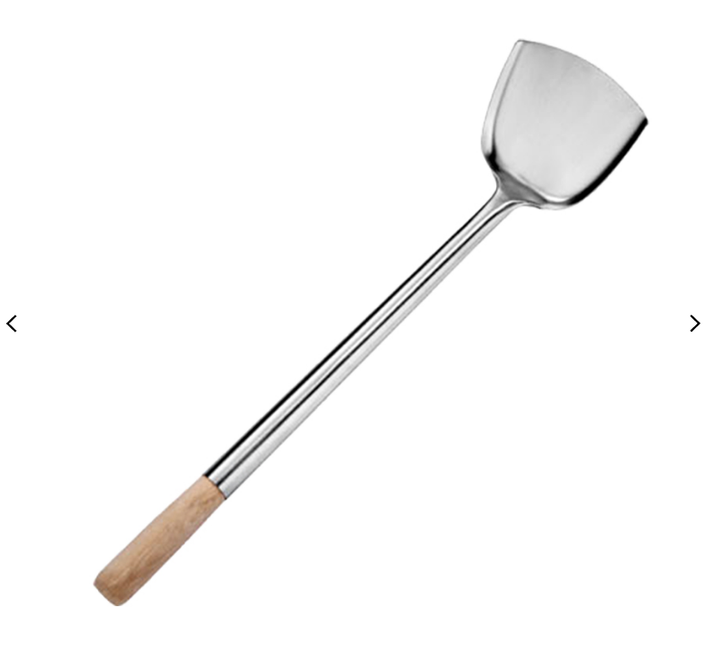 chinese wooden handle wok shovel/wok chuan/wok turner/wok spatula