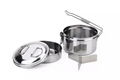 source wholesale stainless steel round 2 layer tiffin lunch box, food container 