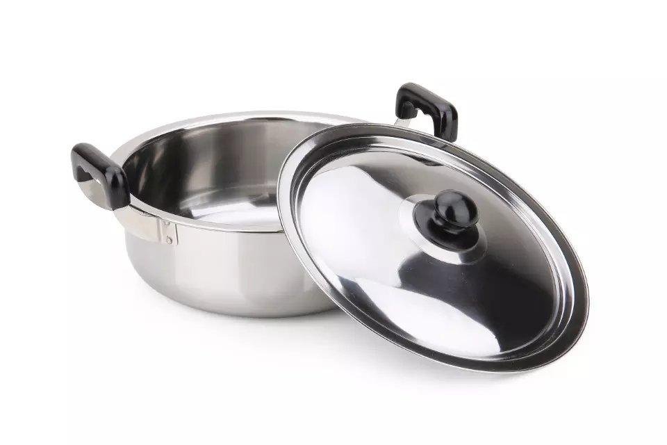 Stainless steel casserole with bakelite handle mutiple sizes available 5