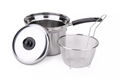 Steel Pasta Pot Noodle Pot Pasta Spaghetti Stock Pot With Strainer Insert 5