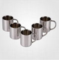 stainless steel double wall water mug for kindergarten 1