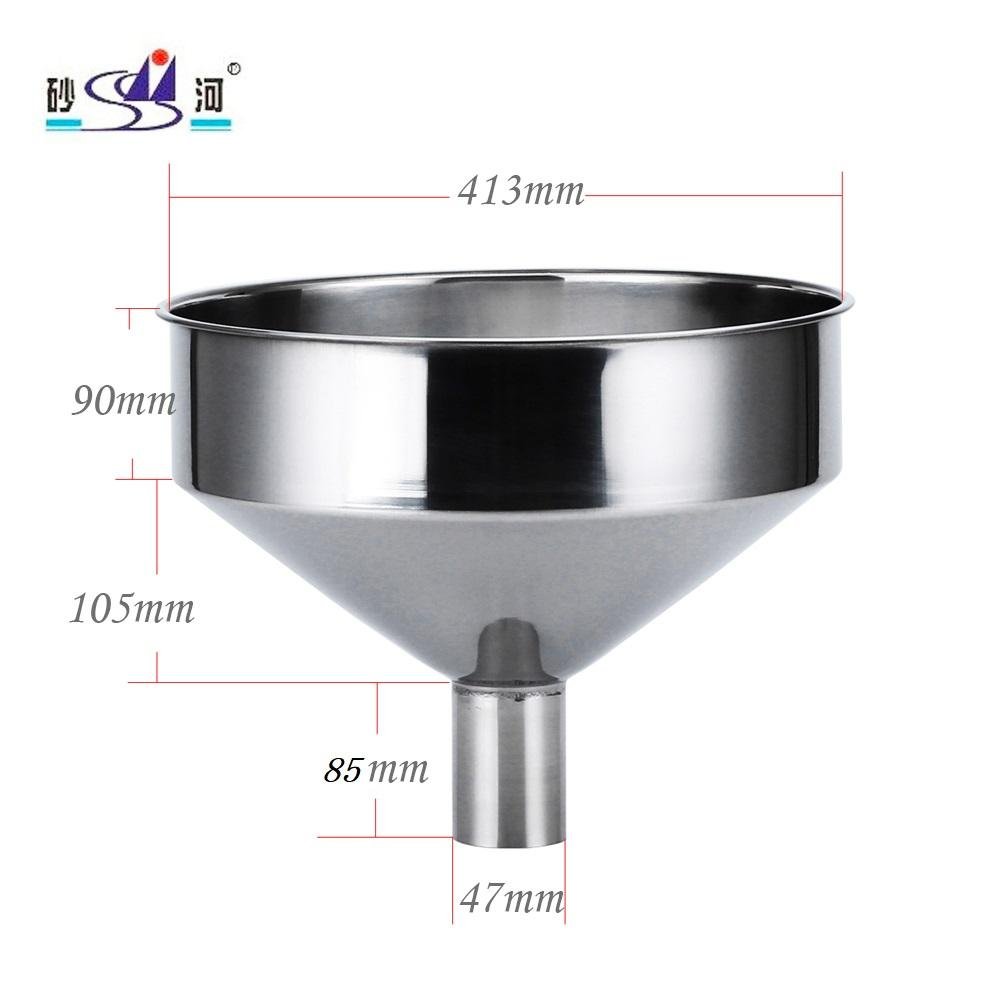 Hardware Articles  28cm Funnel Stainless steel Bean Grinder Machinery Hopper 20