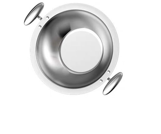 hospitality equipment Tri -layer steel “s” style yin yang fondue  3