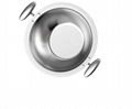 hospitality equipment Tri -layer steel “s” style yin yang fondue 