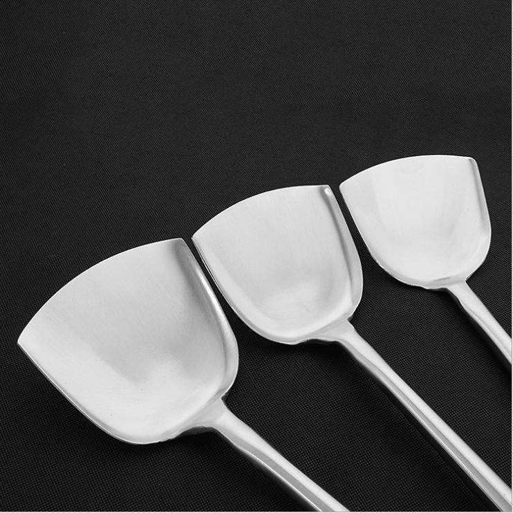 Stainless Steel Wok Spatulas with Wood Handle/Chinese Wok Turner Shovel 3