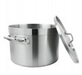 Deep drawing stainless steel stock pot（container）small lot order available