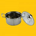 Various  shapes hot pot，Stainless Steel Yin Yang Dual Sided Hot Pot Cookware