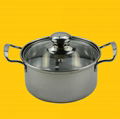 Various  shapes hot pot，Stainless Steel Yin Yang Dual Sided Hot Pot Cookware 3