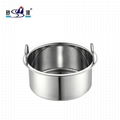 hot pot store articles Stainless steel Mini Smokeless hot pot with stand