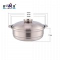 2021 Wholesale Cook ware Food Heating Pot 2 Compartment Hot Pot 11