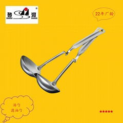 Tableware stainless steel slotted spoon soup spoon strainer ladle colander