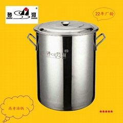 廚房18/10不鏽鋼大容量湯桶不容易生鏽可用燃氣爐