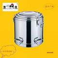 s/s lage capacity insulate heat preservation soup barrel liquid food container 