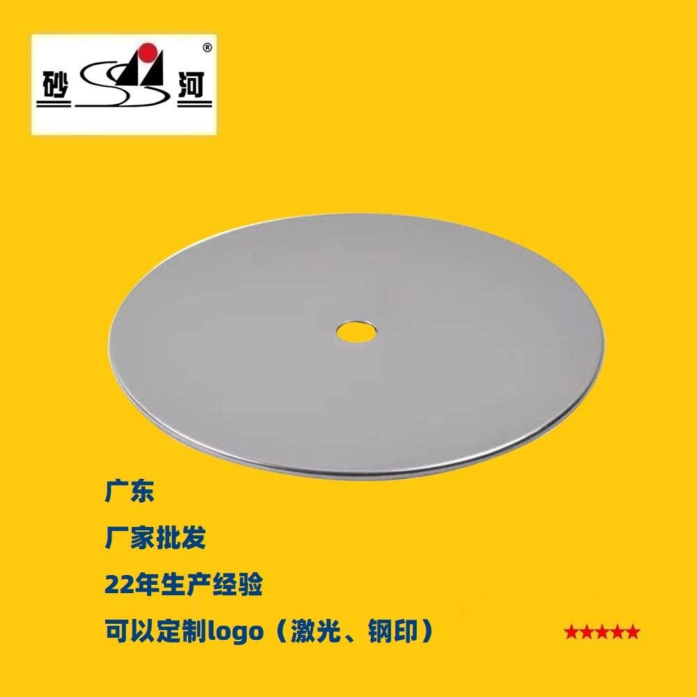 stainless steel built-in fire ring cover/lid 2