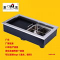 Equipment Electric Stove Top Teppanyaki Bbq Grill Cooker with divider fire pot 2