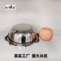 kitchen diameter 40cm s/s lotus basin seafood hot pot Available induction cooker 4