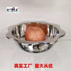 kitchen diameter 40cm s/s lotus basin seafood hot pot Available induction cooker