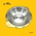 Hight quality Cooking Stainless Steel hot pot with Partitions (4 Compartment)