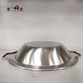 Hight quality Cooking Stainless Steel hot pot with Partitions (4 Compartment) 7