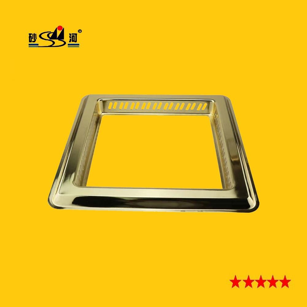 不鏽鋼方形嵌入式內置電磁爐火鍋適用於火鍋餐廳使用 6