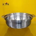 2021 Wholesale Cook ware Food Heating Pot 2 Compartment Hot Pot 16