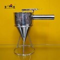 S/S High Quality Kitchen Equipment Dinner Tapered Sirup funnel Pastry supplies 5