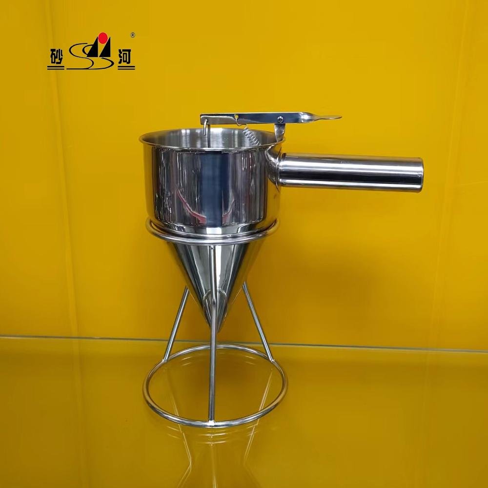 S/S High Quality Kitchen Equipment Dinner Tapered Sirup funnel Pastry supplies 5