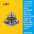 support ODM &OEM 5 storeys steamboat cook ware set Available Gas stove