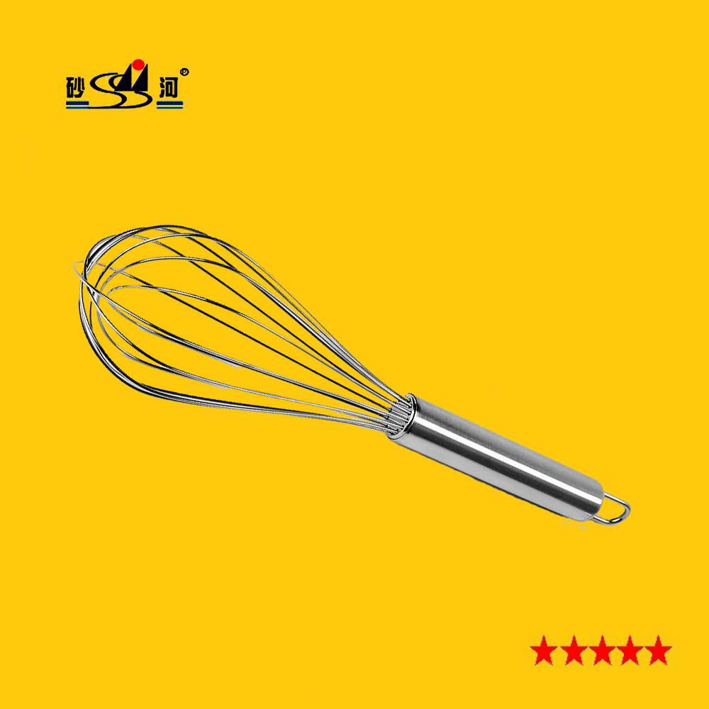 Egg Whisk With Stainless Steel Handle/ Handheld Mixer Stirring Tool/Egg beater 2