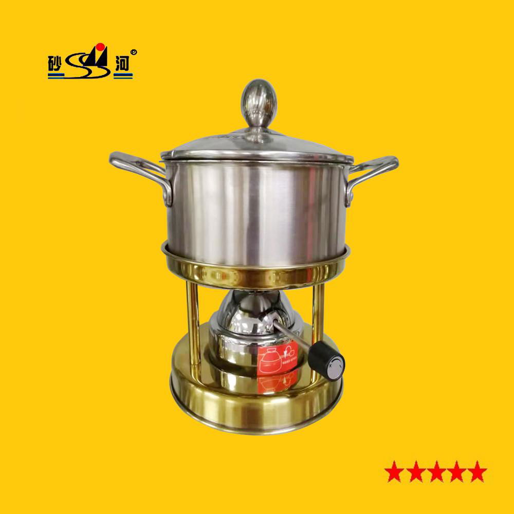 stainless steel Gas stove mini hot pot equipment