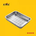 Hotel Restaurant Food Pans Container Kitchenware S/S Material Drainage Trays