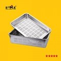 Hotel Restaurant Food Pans Container Kitchenware S/S Material Drainage Trays