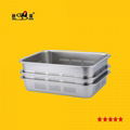 Hotel Restaurant Food Pans Container Kitchenware S/S Material Drainage Trays 2