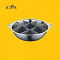 stainless steel hot pot sudoku cook ware factory direct made in China