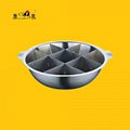 stainless steel hot pot sudoku cook ware