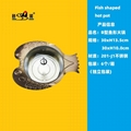砂河不锈钢鱼形火锅 火锅加盟店日常用品家具适应燃气炉电磁炉使用